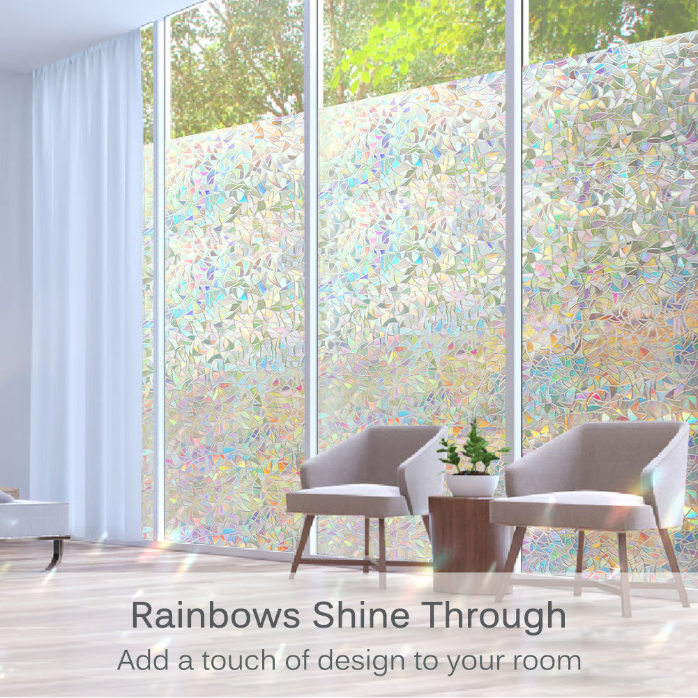 Volcanics Window Privacy Film 3D Rainbow Window Film – Go Volcanics