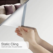 Load image into Gallery viewer, Volcanics One Way Window Privacy Film with Installation Tools 17.5 x 78.7 Inches, Sun Blocking Window Tinting Film for Home Heat Control Mirror Tint Film Static Cling, Silver