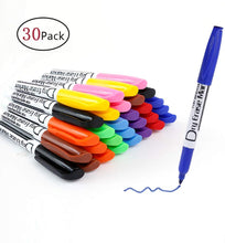 Load image into Gallery viewer, Volcanics Black Fine Tip Dry Erase Markers Low Odor Whiteboard Markers