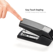Load image into Gallery viewer, Easy Touch Stapler One Touch Desk Stapler Reduced Effort Classroom Stapler with Ergonomic Design 25 Sheets Capability