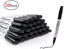 Load image into Gallery viewer, Volcanics Black Fine Tip Dry Erase Markers Low Odor Whiteboard Markers