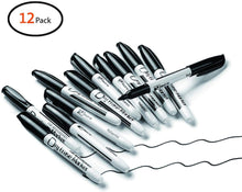 Load image into Gallery viewer, Volcanics Black Fine Tip Dry Erase Markers Low Odor Whiteboard Markers